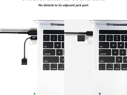 ENVEL USB to 3.5mm Audio Adapter,External Stereo Sound Card