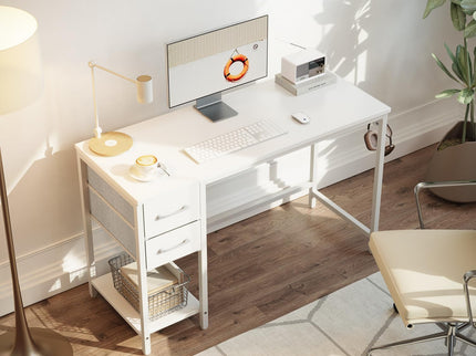 CubiCubi Computer Desk with 2 Drawers