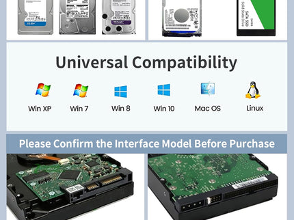 SSK 3.5 External Hard Drive Enclosure USB 3.0