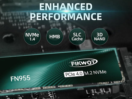 FN955 2TB NVMe SSD M.2 2280 PCIe Gen4x4, Up to 7300MB
