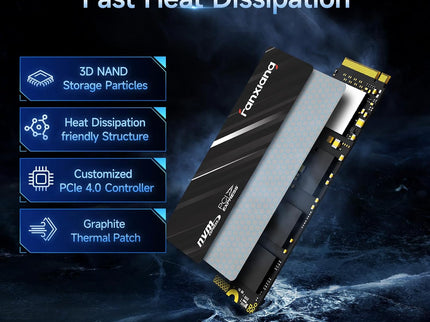 2TB NVMe SSD PCIe Gen4 M.2 SSD for PS5