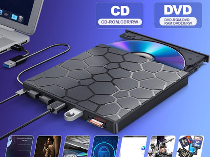 External CD/DVD Drive for Laptop