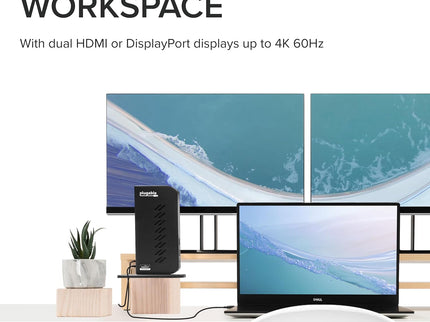 Plugable Dual DisplayPort & HDMI Docking Station