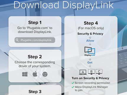 Plugable Dual DisplayPort & HDMI Docking Station