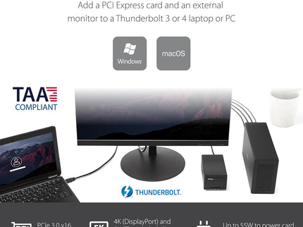 StarTech.com Thunderbolt 3 PCIe Expansion Chassis