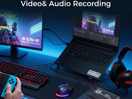 4K HDMI Capture Card for Streaming & Gaming