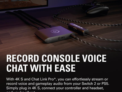 Elgato 4K S – External Capture Card for PS5