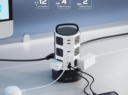 Power Strip Tower Surge Protector