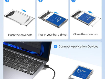 ORICO 2.5'' External Hard Drive Enclosure USB 3.0 to SATA III