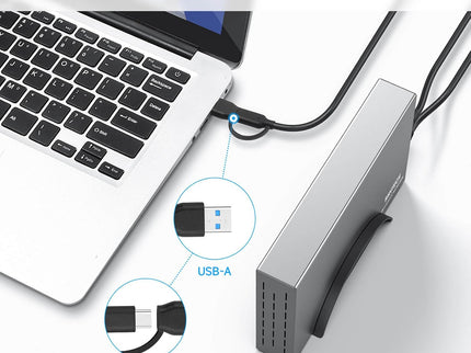 RSHTECH Hard Drive Enclosure Upgraded Version 3.5"