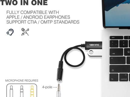 DUKABEL USB Headphone Adapter