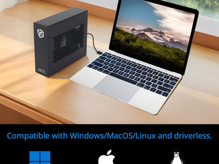 Thunderbolt 3 to PCIe Card Dock with one PCIe 3.0 x16 Slot Input