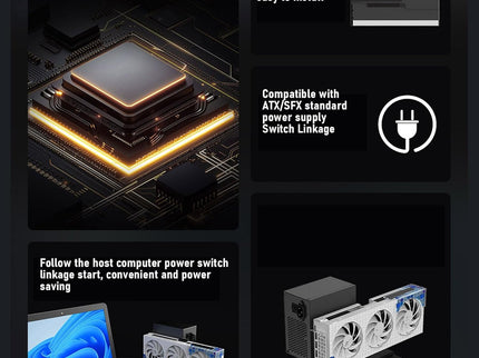 External GPU Dock Station, 64 Bit Mini eGPU