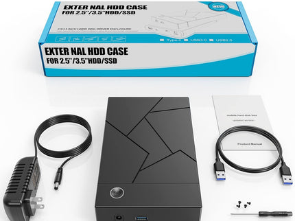 Hard Drive Enclosure 3.5, FEMORO USB 3.0