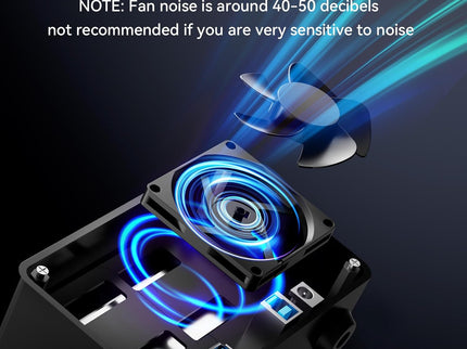 Aluminum Dual Bay Hard Drive Enclosure with Cooling Fan