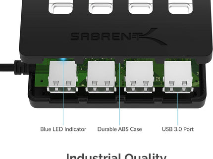 SABRENT 4-Port USB 3.0 Hub