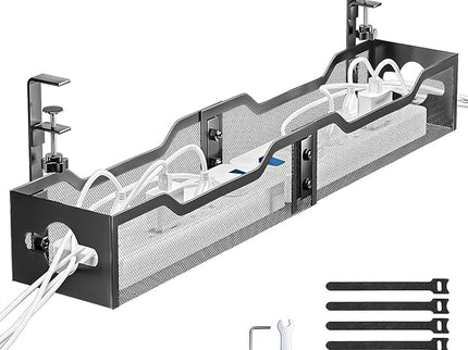 Under-Desk Cable Management Tray