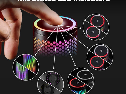 HyperX QuadCast 2 S – USB Microphone with RGB, Shock Mount