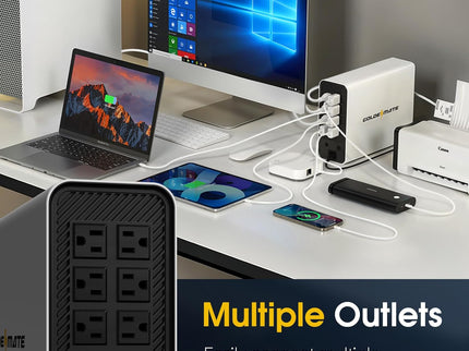 1000VA/800W Lithium UPS Battery Backup