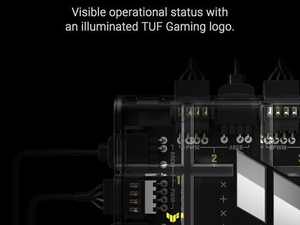 ASUS TUF Gaming ARGB PWM Fan Hub – 6 Fans
