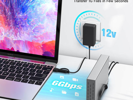 RSHTECH Hard Drive Enclosure Upgraded Version 3.5"