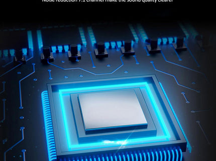 USB Sound Card, 7.1 Channel External Microphone Audio Jack Adapter