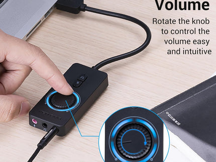 VENTION USB Sound Card, External Stereo Sound Card