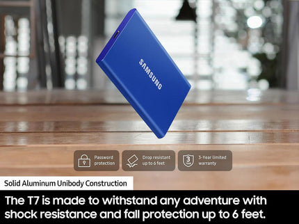 SAMSUNG T7 Portable SSD, 1TB External Solid State Drive