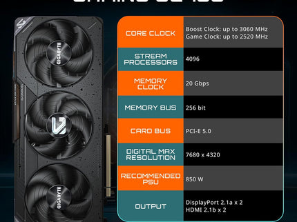 GIGABYTE Radeon RX 9070 XT Gaming OC 16G Graphics Card