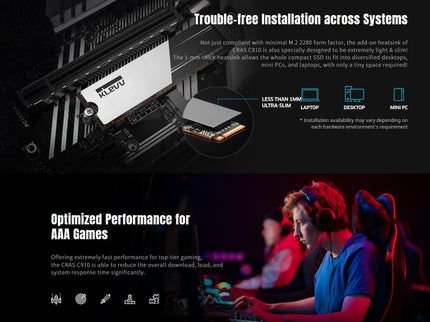 KLEVV CRAS C910 1TB M.2 2280 NVMe PCIe