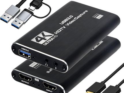 4K HDMI Capture Card for Streaming & Gaming