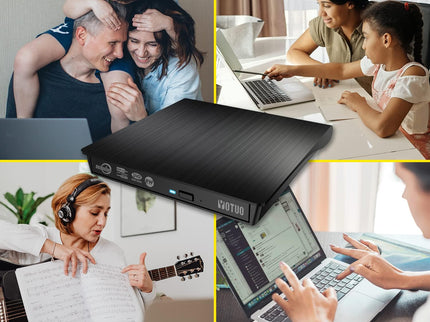 External DVD Drive, Portable USB 3.0