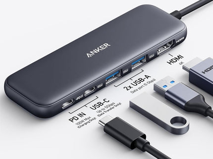 Anker USB C Hub, 5-in-1 USBC to HDMI Splitter with 4K Display
