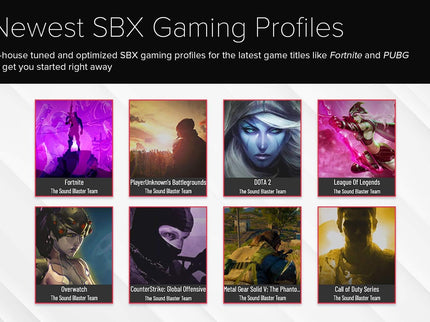 Creative Sound Blaster Z SE Internal PCI-e Gaming Sound Card