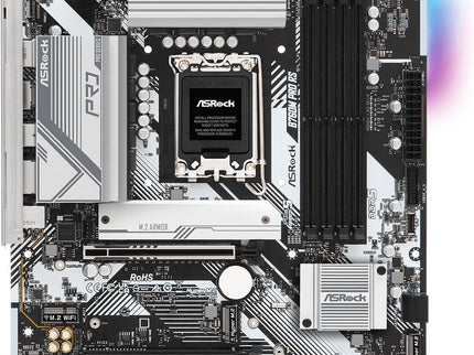 ASRock B760M Pro RS Motherboard DDR5 7200MHz HDMI