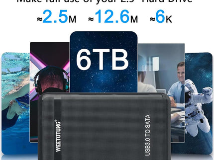 2.5'' SSD HDD External Hard Drive Enclosure