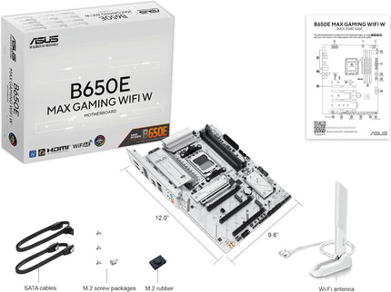 ASUS B650E MAX Gaming WiFi W – AMD B650 AM5 ATX Motherboard