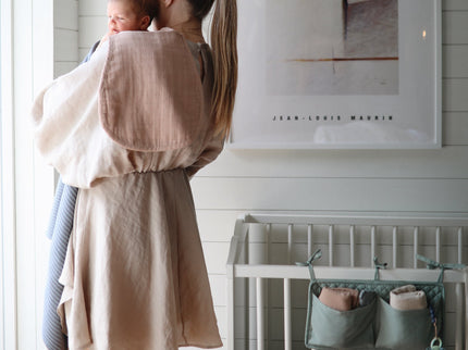 MBC-203, Organic Cotton Muslin Burp Cloth 2-Pack