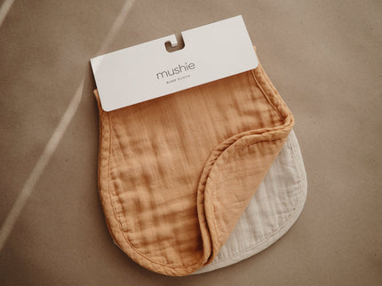 MBC-204, Organic Cotton Muslin Burp Cloth 2-Pack