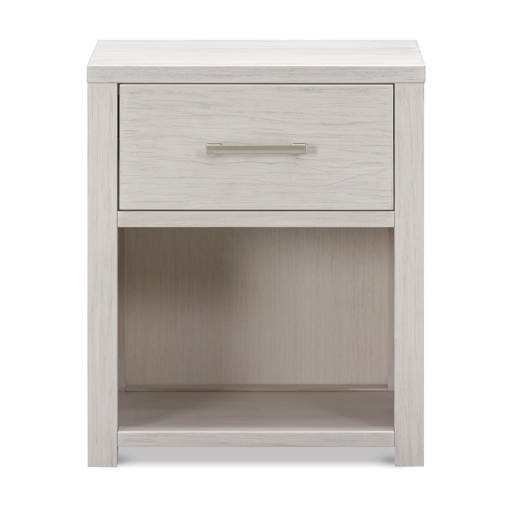 B26460WDF,Monogram by Namesake,Hemsted Nightstand Assembled in White Driftwood
