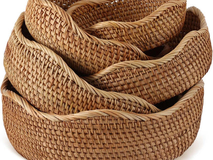 Solora 5 Pcs Round Rattan