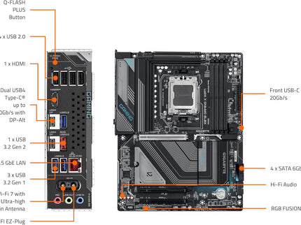 GIGABYTE X870 Gaming X WIFI7