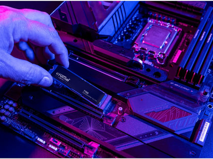 Crucial T705 2TB PCIe Gen5 NVMe M.2 SSD - Up to 14,500 MB/s - Game Ready - Internal Solid State Drive (PC) - +1mo Adobe CC - CT2000T705SSD3