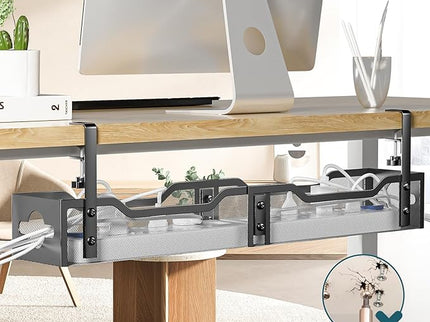 Under-Desk Cable Management Tray