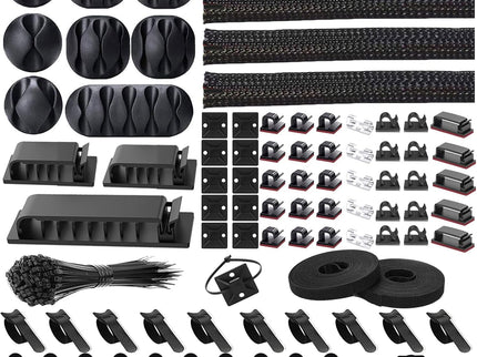 N NOROCME 192 PCS Cable Management Kit 4