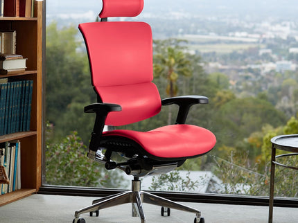 X-Chair X4 Executive Chair – Red Leather