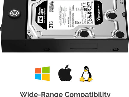 SABRENT USB 3.0 Enclosure for 2.5” & 3.5” SATA HDD/SSD