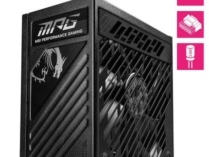 MSI MPG A1250GS PCIE5, Fully Modular Gaming 1250W Power Supply