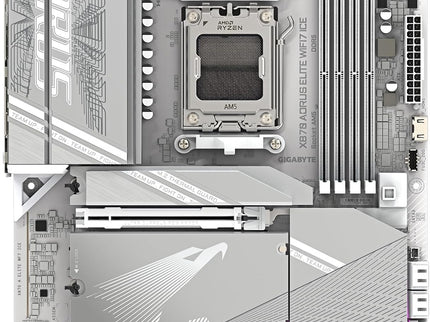 GIGABYTE X870 AORUS Elite WIFI7 ICE AMD AM5 LGA 1718 Motherboard
