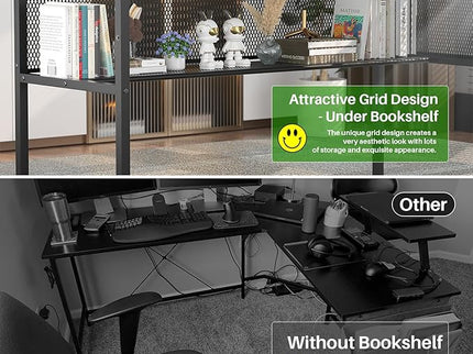 Unikito L-Shaped Desk – White